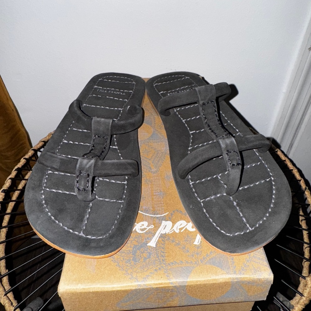 Free People Black Hadden Sandal Size 11 - Picture 4 of 8